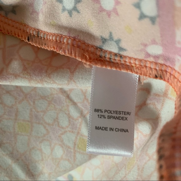 Women’s M CUDDL DUDS Orange Multi Patchwork Like Print S/S Maxi Dress NWOT - Picture 6 of 13